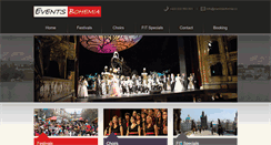 Desktop Screenshot of eventsbohemia.cz